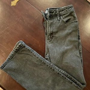 Hollister Ultra-High Rise Dad Jean Black 0S